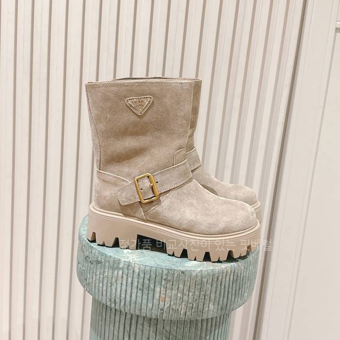 프*다 레더 숏 부츠