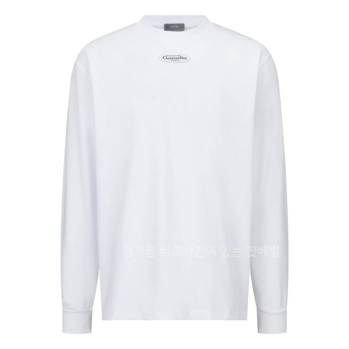 디* 파리즈 라벨 롱 슬리브 긴팔티셔츠