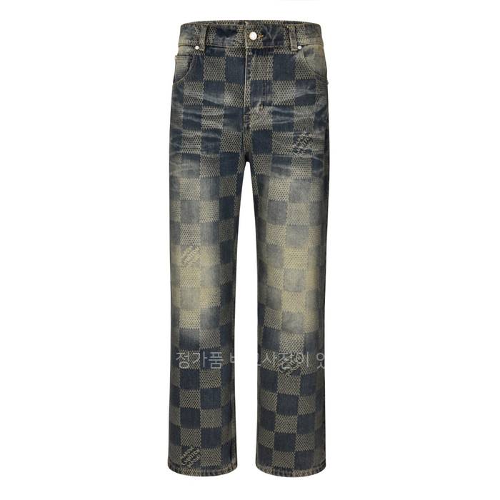 루*비통 다미에 워시드 데님 팬츠