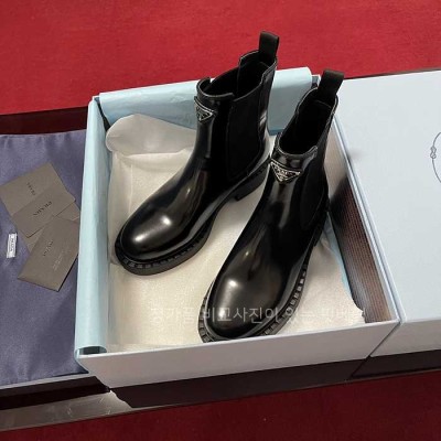 프*다 로고 첼시 부츠 4.5cm