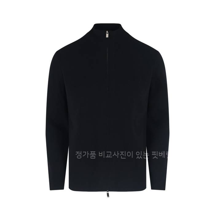 디* 아이콘 지퍼 니트