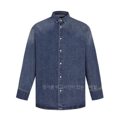 프*다 로고 데님 셔츠