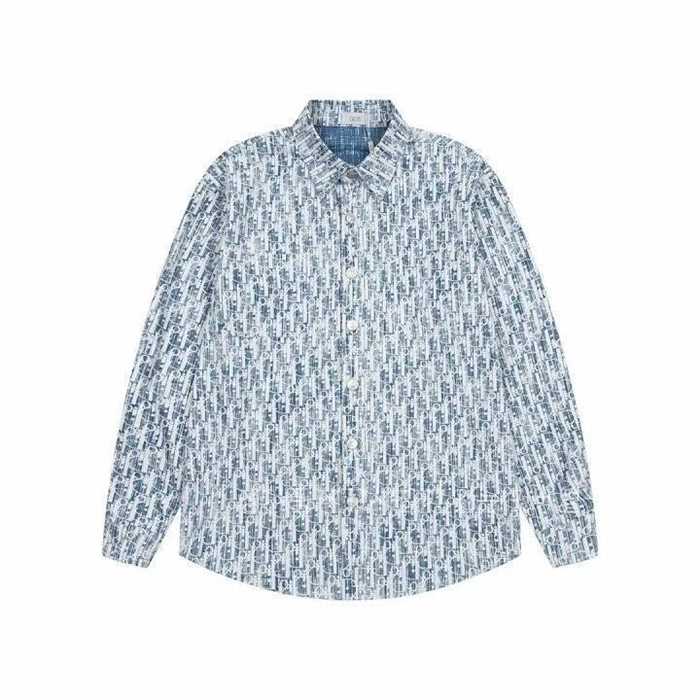 [국내배송] 디* 오블리크 연청 셔츠