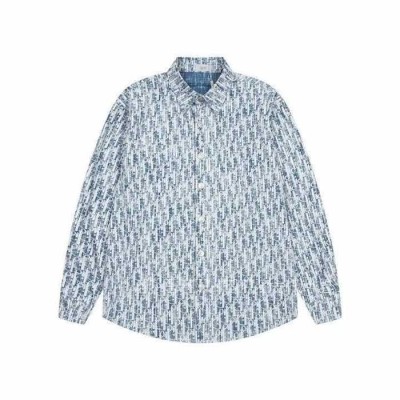 [국내배송] 디* 오블리크 연청 셔츠