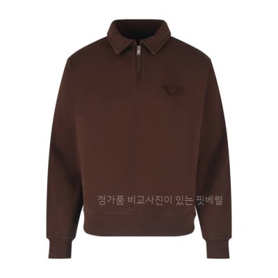 프*다 삼각 로고 카라 스웨트셔츠 맨투맨