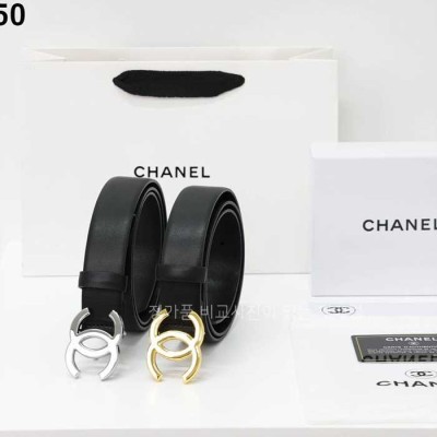 [국내배송] 샤* 클래식 CC로고 레더 벨트 (2color)