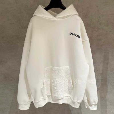 [국내배송] 디* 레터링자수 오블리크 후드