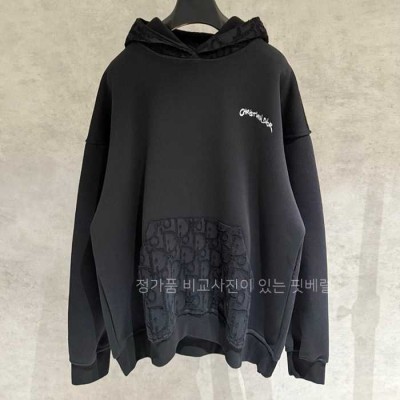 [국내배송] 디* 레터링자수 오블리크 후드