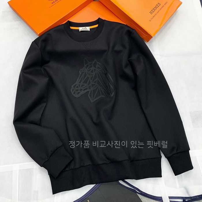[국내배송] 에*메스 크루넥 스웨트셔츠