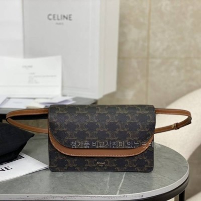 셀*느 10D852 트리오페 캔버스 월렛 온 스트랩