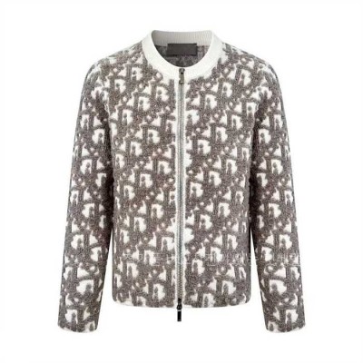 [국내배송] 디* 오블리크 니트 집업