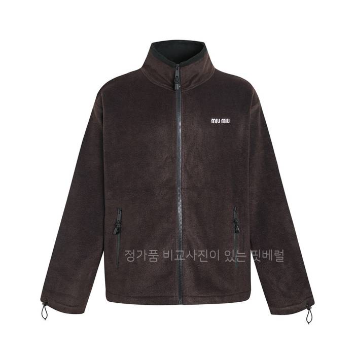 미*미우 로고 플리스 자켓