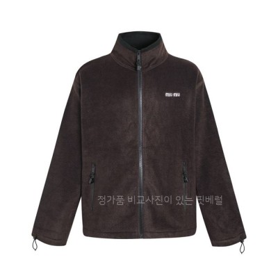 미*미우 로고 플리스 자켓