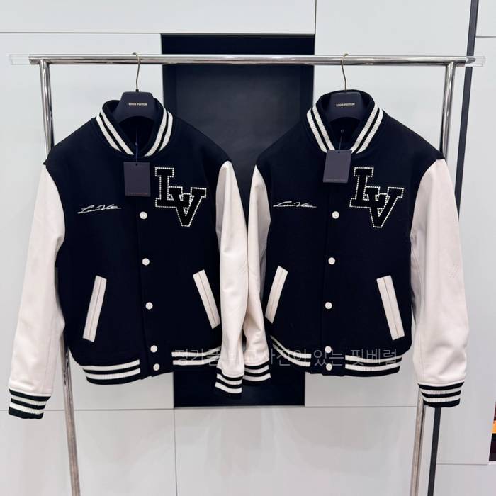 루*비통 시그니처 바시티 블루종 자켓