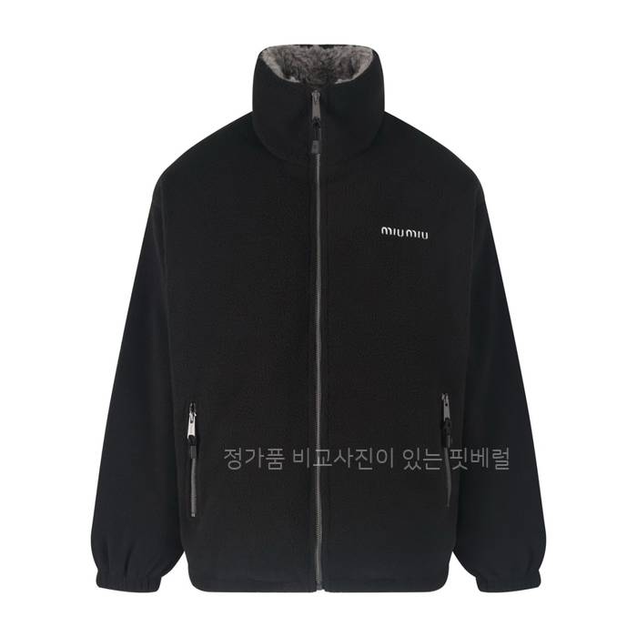 미*미우 폴라플리스 패딩 자켓