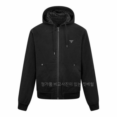 프*다 로고 코튼 패딩 자켓