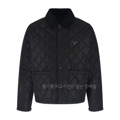 프*다 코듀로이 카라 퀄팅 자켓