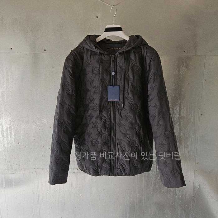 [국내배송] 루*비통 모노그램 자수 퀄팅 후드자켓