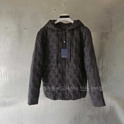[국내배송] 루*비통 모노그램 자수 퀄팅 후드자켓