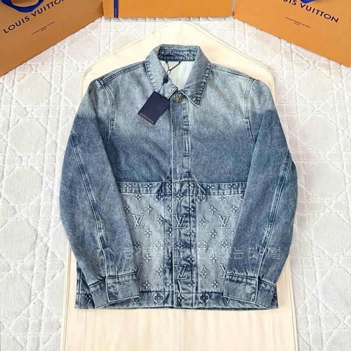 루*비통 업사이클드 데님 캔버스 자켓
