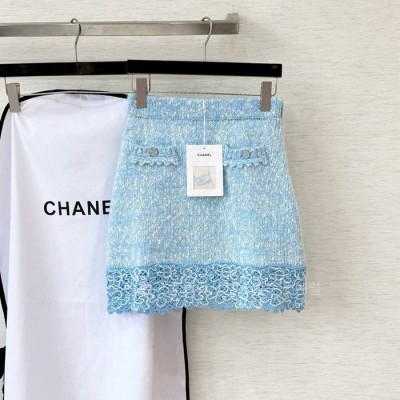 샤* 울 트위드 스커트