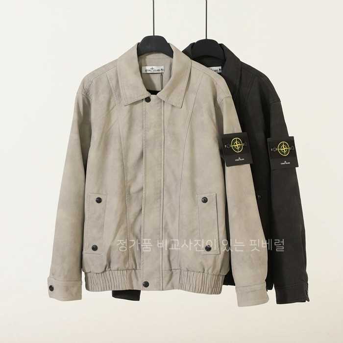 [국내배송] 스*아일랜드 밍크안감 레더 블루종 자켓 (2color)