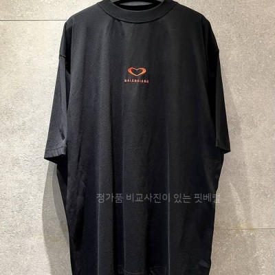 발*시아가 하트 반팔티셔츠