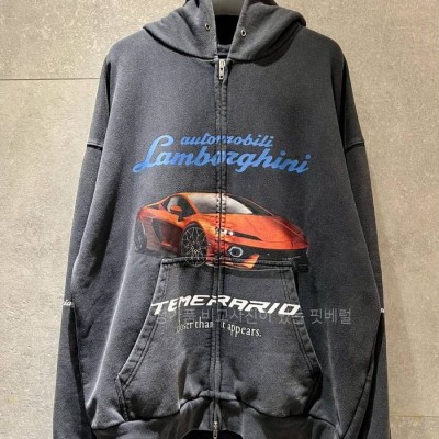 발*시아가x오토모빌리 람보르기니 후드집업 자켓