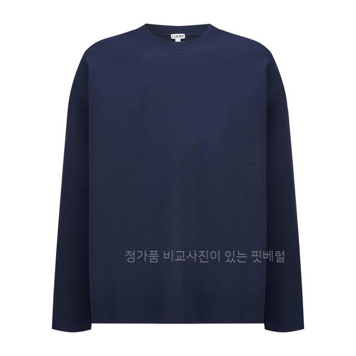 로*베 자수 패치 니트