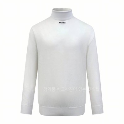 프*다 로고 터틀넥 니트