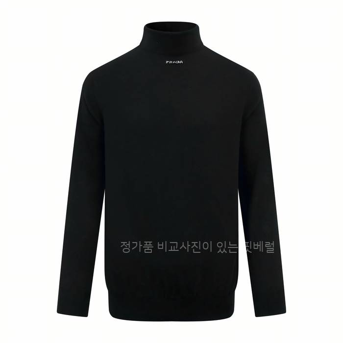 프*다 로고 터틀넥 니트