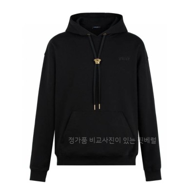 베*사체 자수 로고 후드티셔츠