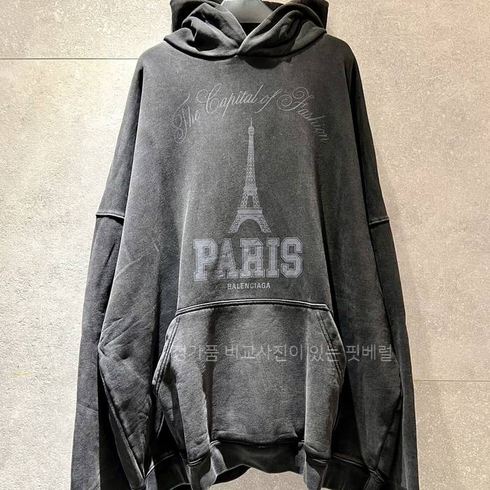 발*시아가 파리즈 에펠탑 후드티셔츠