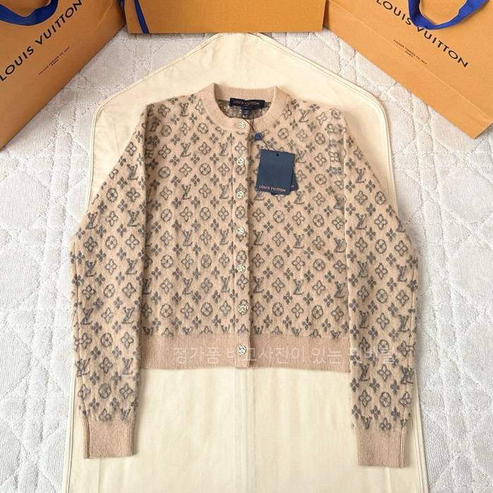 루*비통 브러시드 모노그램 가디건 여성용