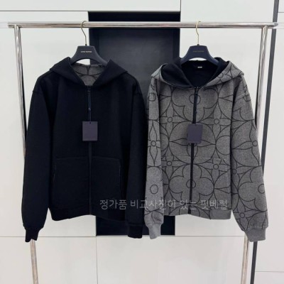 루*비통 리버서블 더블 페이스 후디드 블루종 자켓