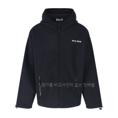 미*미우 플리스 후드 자켓