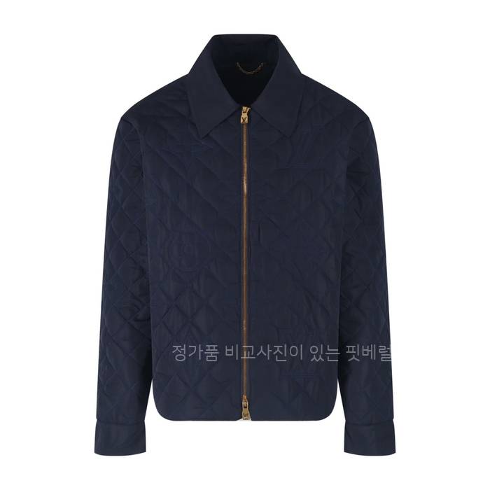 루*비통 퀄티드 모노그램 오버셔츠 자켓