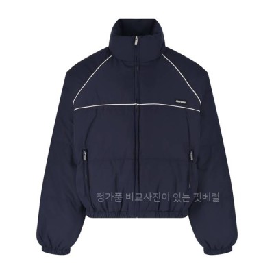 미*미우 로고 다운 패딩