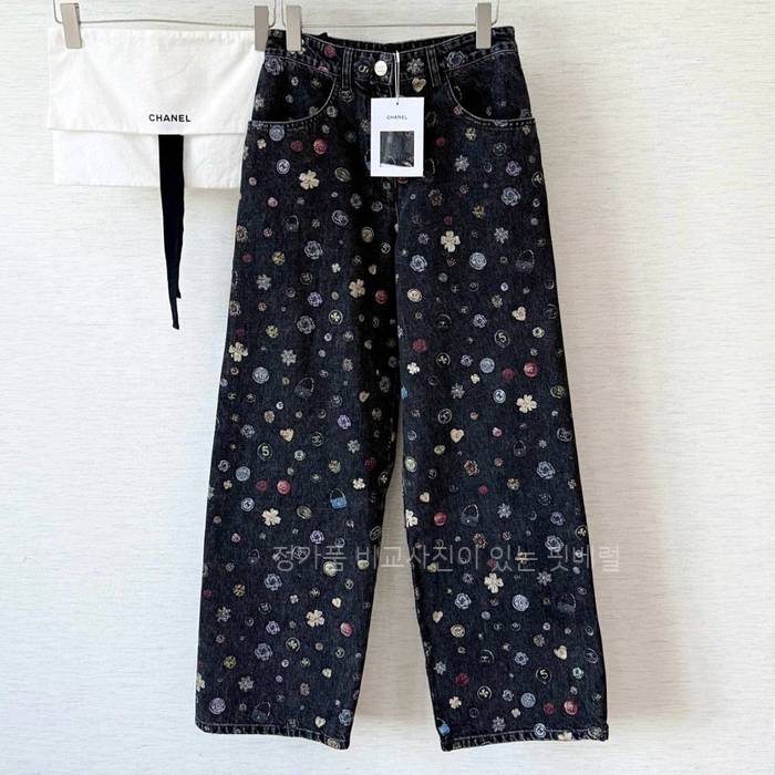 샤* 25B 까멜리아 데님 팬츠