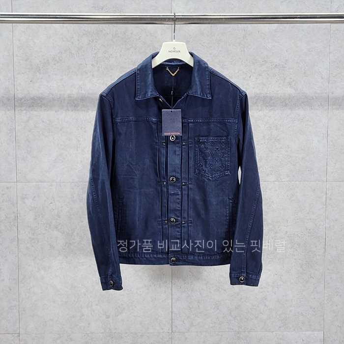 [국내배송] 루*비통 가먼트 다이드 데님 트러커 재킷