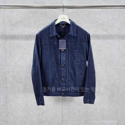 [국내배송] 루*비통 가먼트 다이드 데님 트러커 재킷