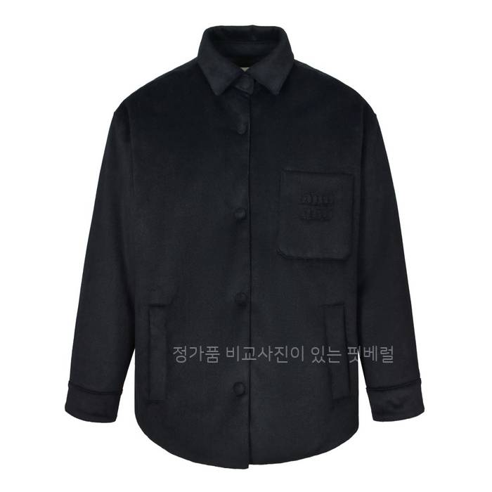 미*미우 캐시미어 다운 패딩 자켓