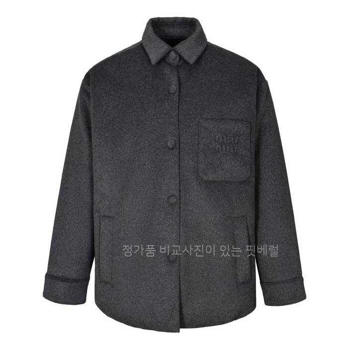 미*미우 캐시미어 다운 패딩 자켓