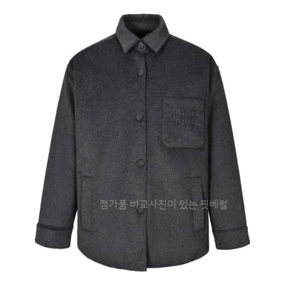 미*미우 캐시미어 다운 패딩 자켓