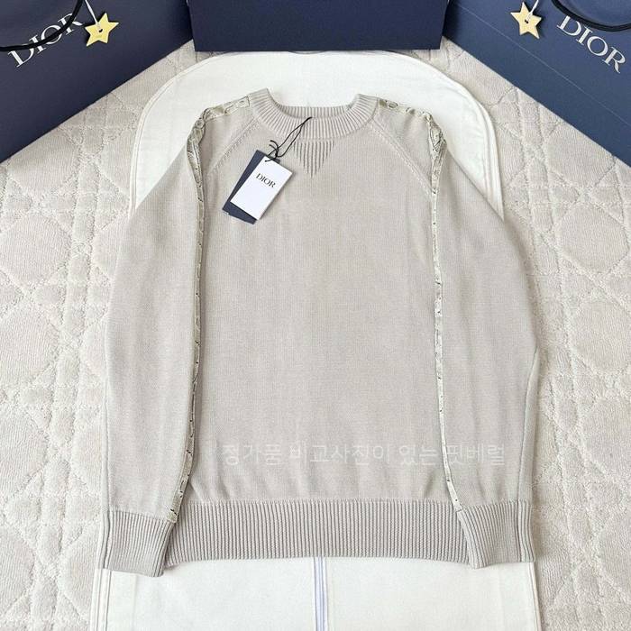 디* 오블리크 인서트 니트