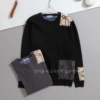 [국내배송] 로*베 아나그램 크루넥 스웨터 (2color)