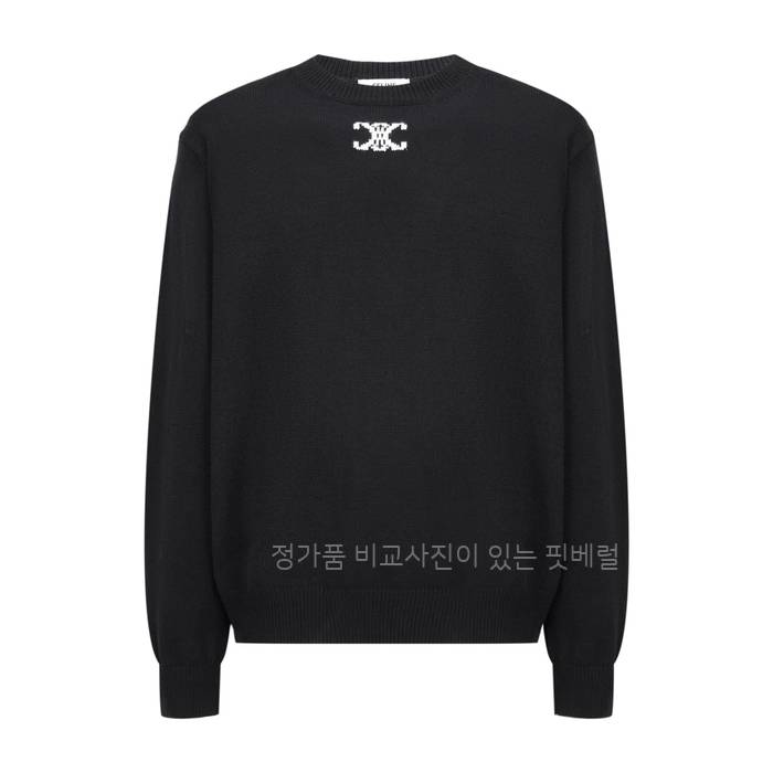 셀*느 트리오페 자카드 니트