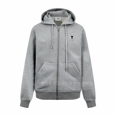 아* 하트 로고 후드집업 자켓