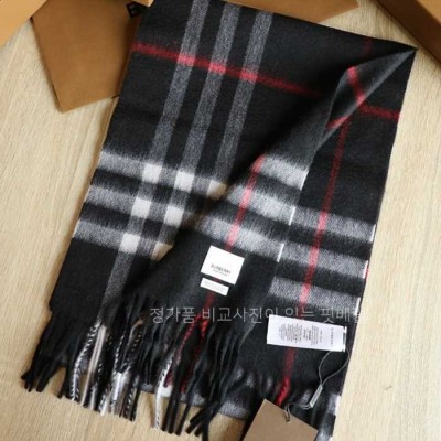 [국내배송] 버*리 캐시미어 체크 머플러