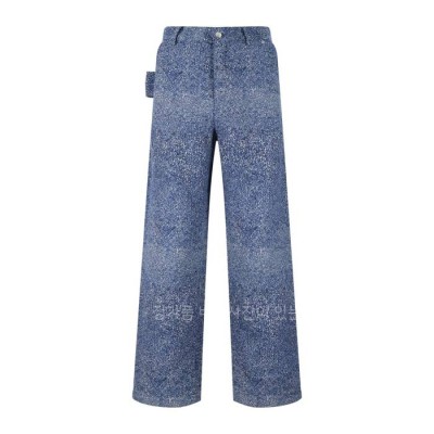 디* 파리즈 라벨 카펜터 데님 팬츠